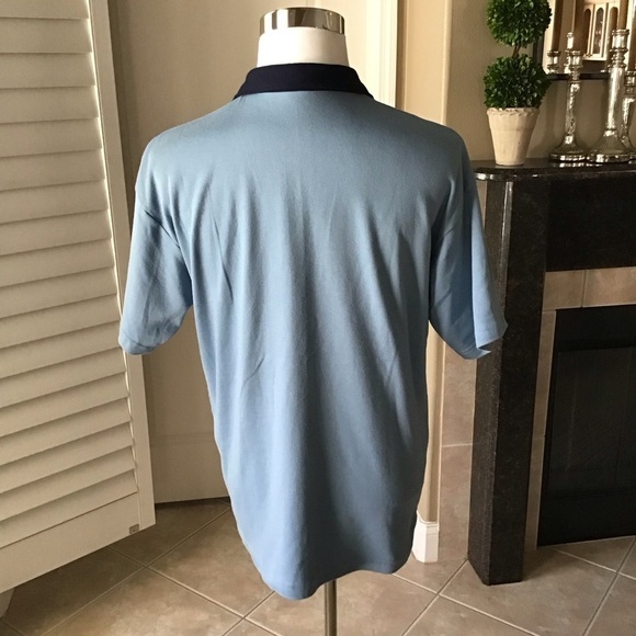 Ralph Lauren Polo Sport Shirt Men’s Large Vintage Blue All Cotton Soft Knit - Picture 5 of 16